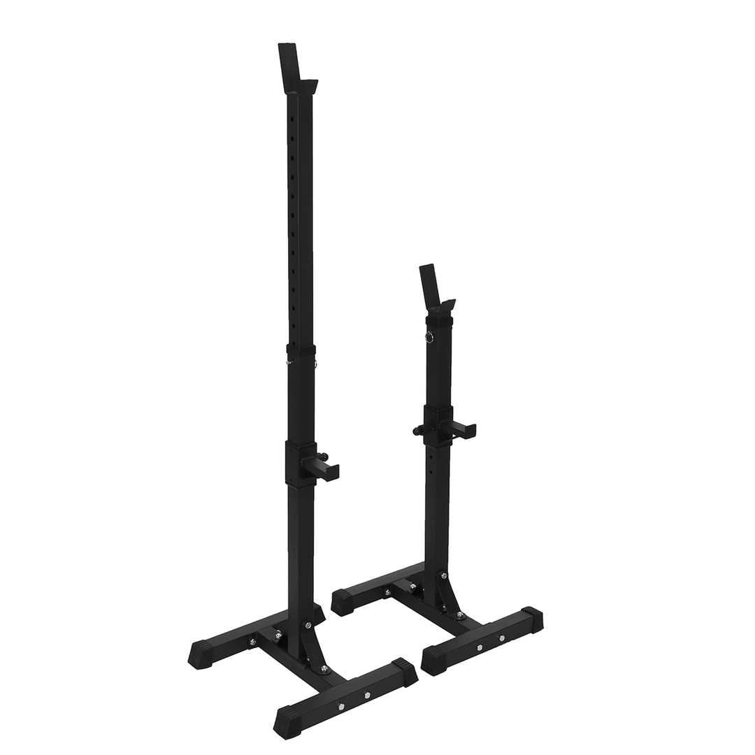 500KG Max Load Adjustable Barbell Stand Multifunction Squat Rack Home Gym Weight Lifting Press - MRSLM