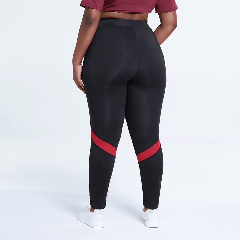 Hip-Lifting High-Waisted Abdomen Stretch Tights - MRSLM