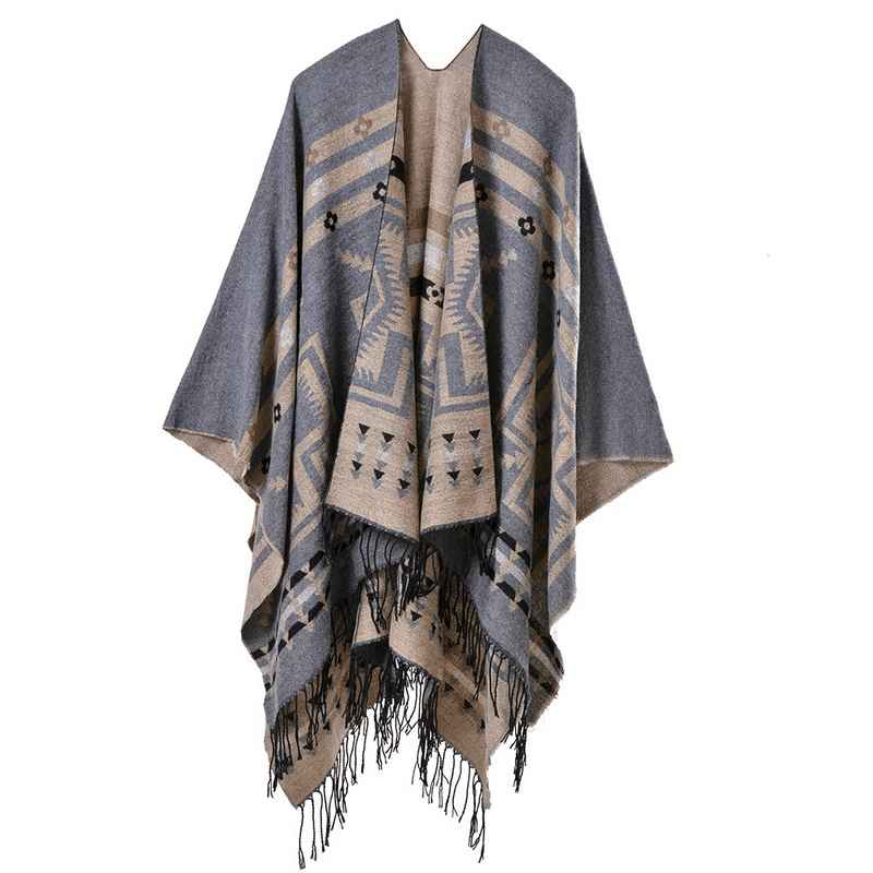 Air Conditioning Blankets, Cashmere Thick Scarves, Warm Cloaks, Travel Ethnic Cloaks for Men and Women - MRSLM