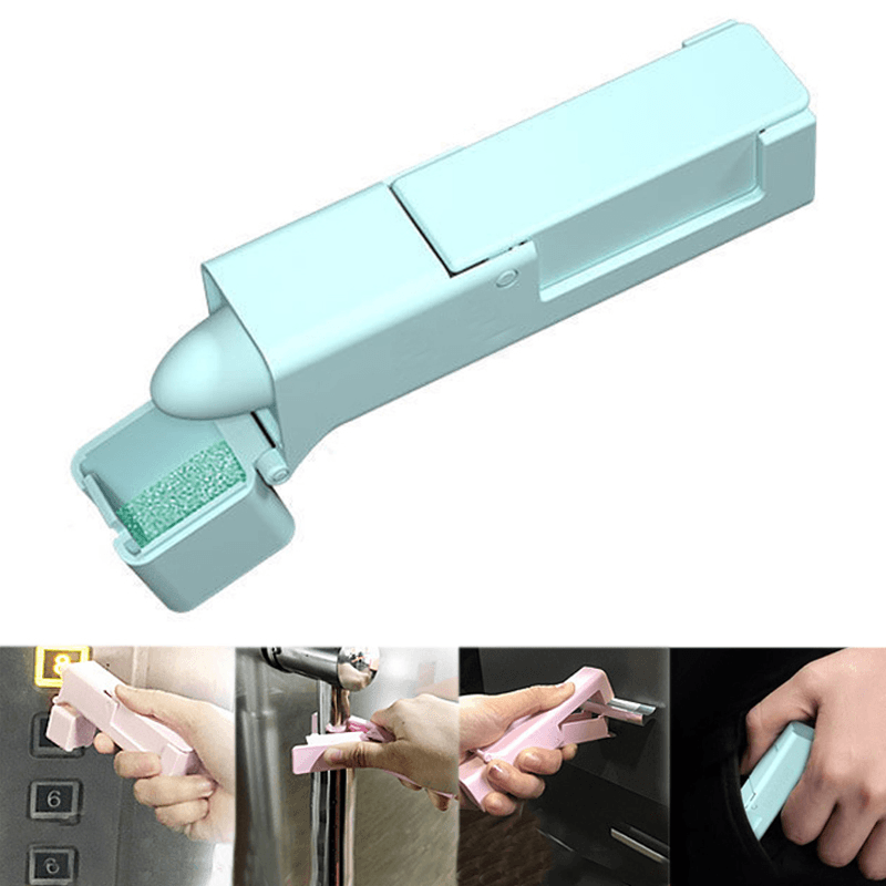 Portable Isolation Tool Travel Disinfection Security Avoid Touching Door Pulls Clip Public Elevator Handless Safe Door Press - MRSLM