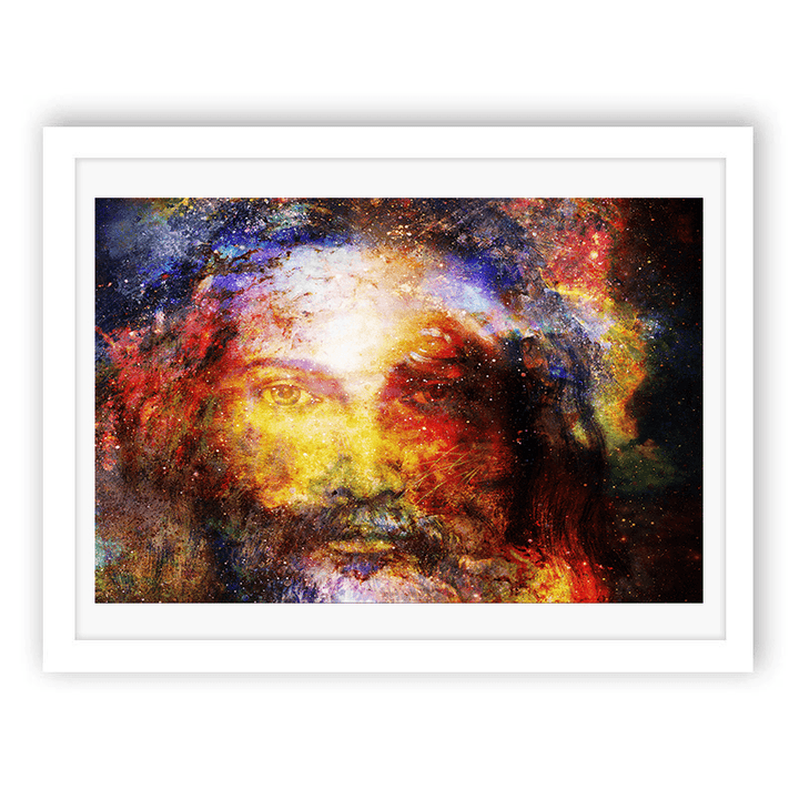 Miico Hand Painted Oil Paintings Jesus Portrait Wall Art for Home Decoration - MRSLM