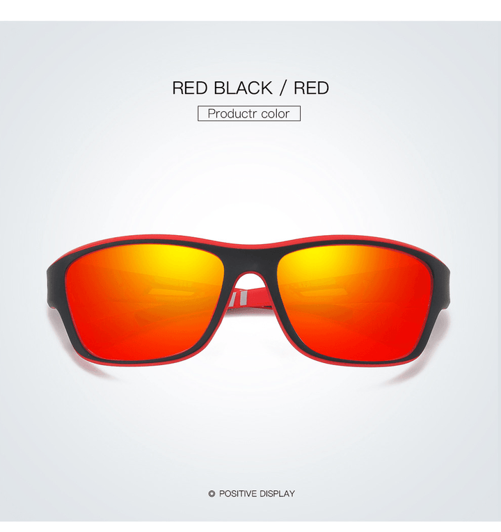 Men'S Polarized Colorful Film Series Glasses, Dust-Proof Mirror, Cycling Mirror Sunglasses - MRSLM