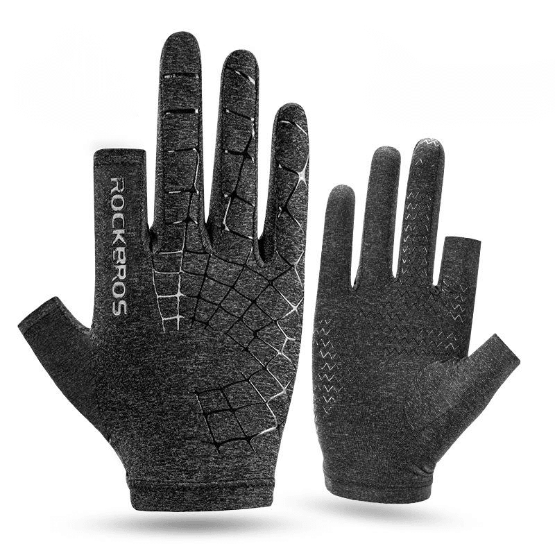 Ice Silk Gloves Sunscreen Men'S and Women'S Cycling Gloves - MRSLM