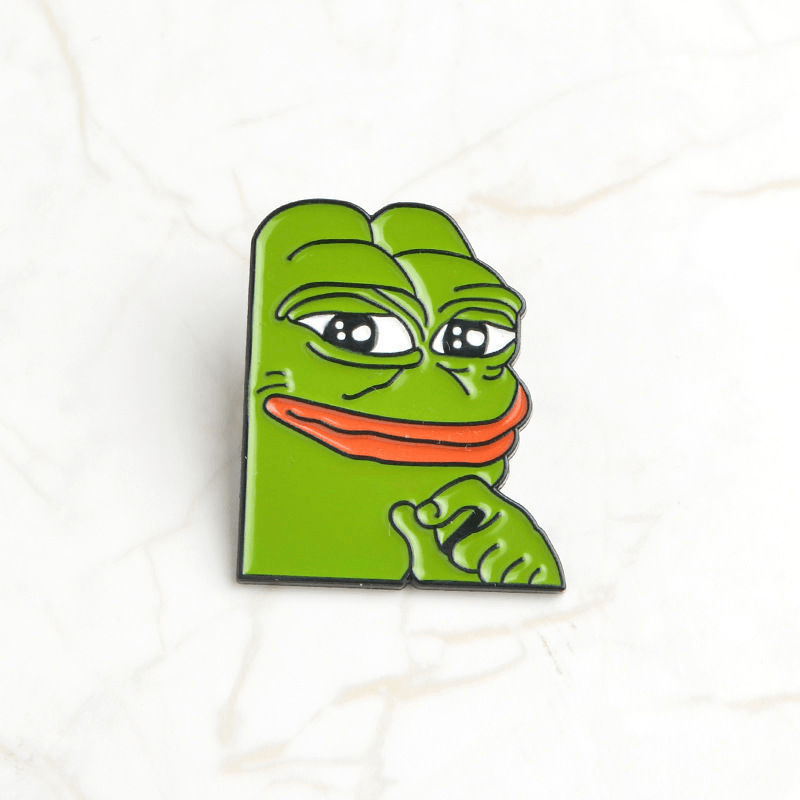 Little Frog Brooch Mermaid Badge Pepe Emoticon Pack - MRSLM