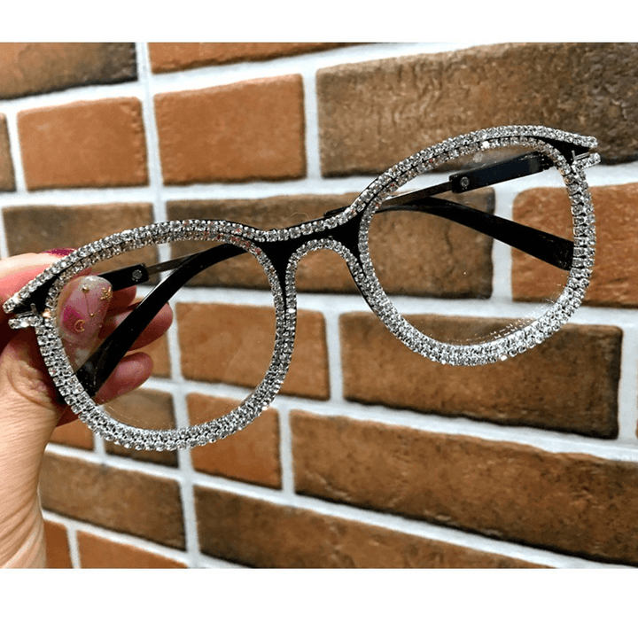 Vintage Rhinestone Handmade Sunglasses - MRSLM