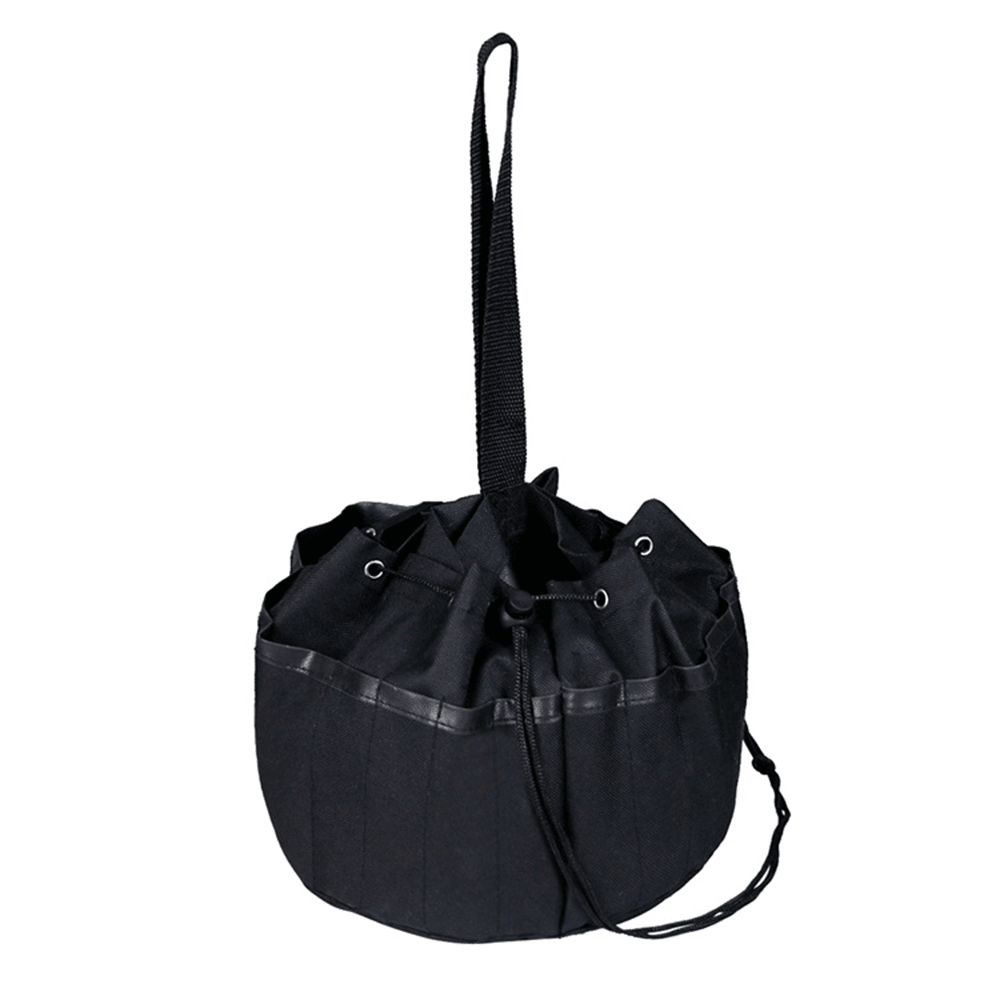 Oxford Tool Bag round Garden Tool Organizer Bag with Pockets and Adjustable Belt for Garden Tool - MRSLM