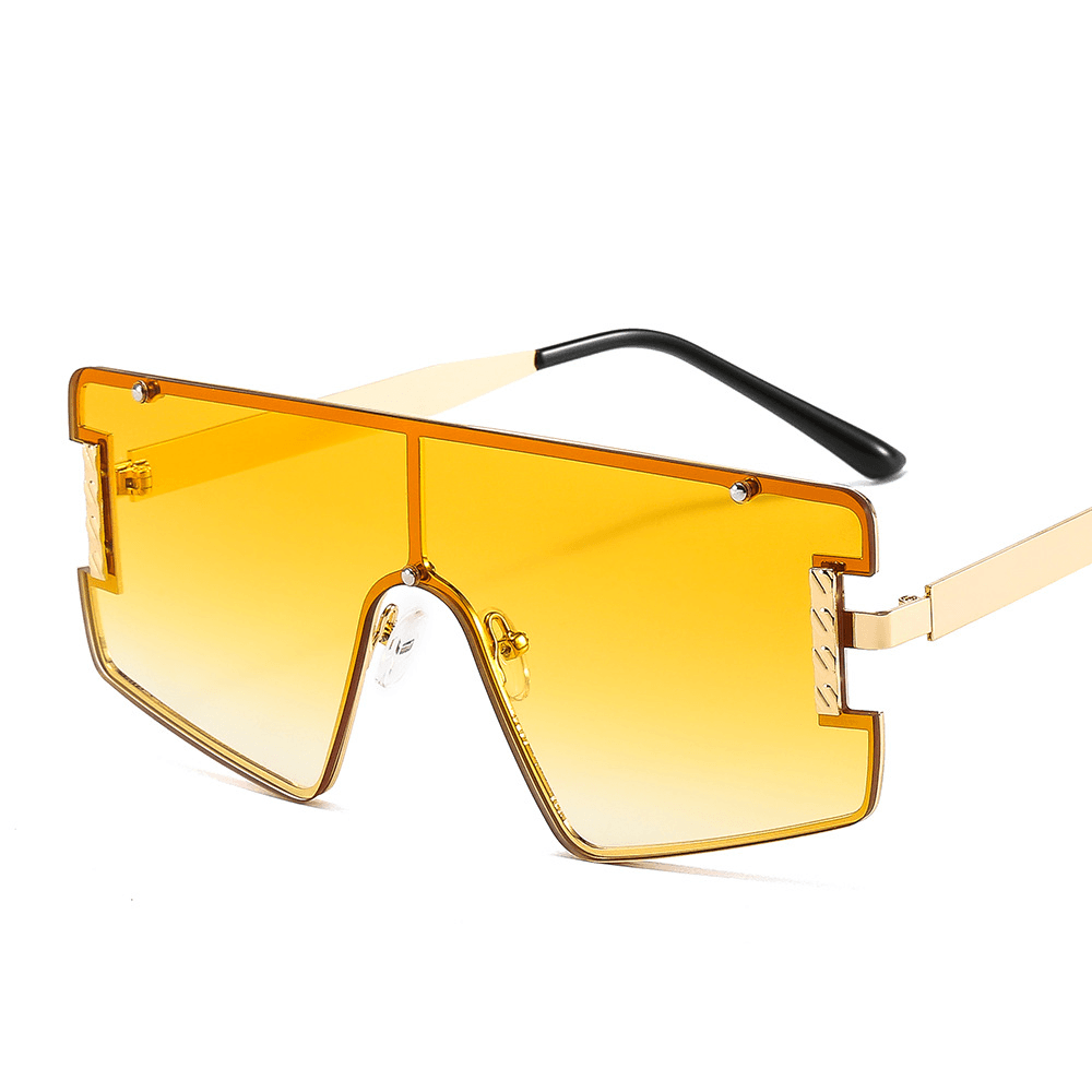 Goggle PC Gradients Lens Golden Frame Brand Designer High-End Sun Glasses - MRSLM