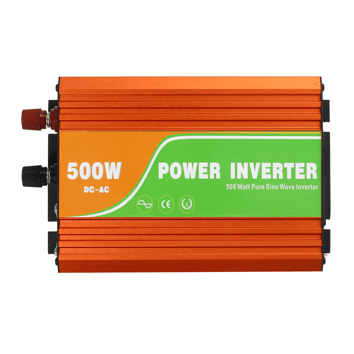 GNGE JN-H 500W 60Hz DC 12V to AC 110V/220V Power Inverter Pure Sine Wave Converter - MRSLM