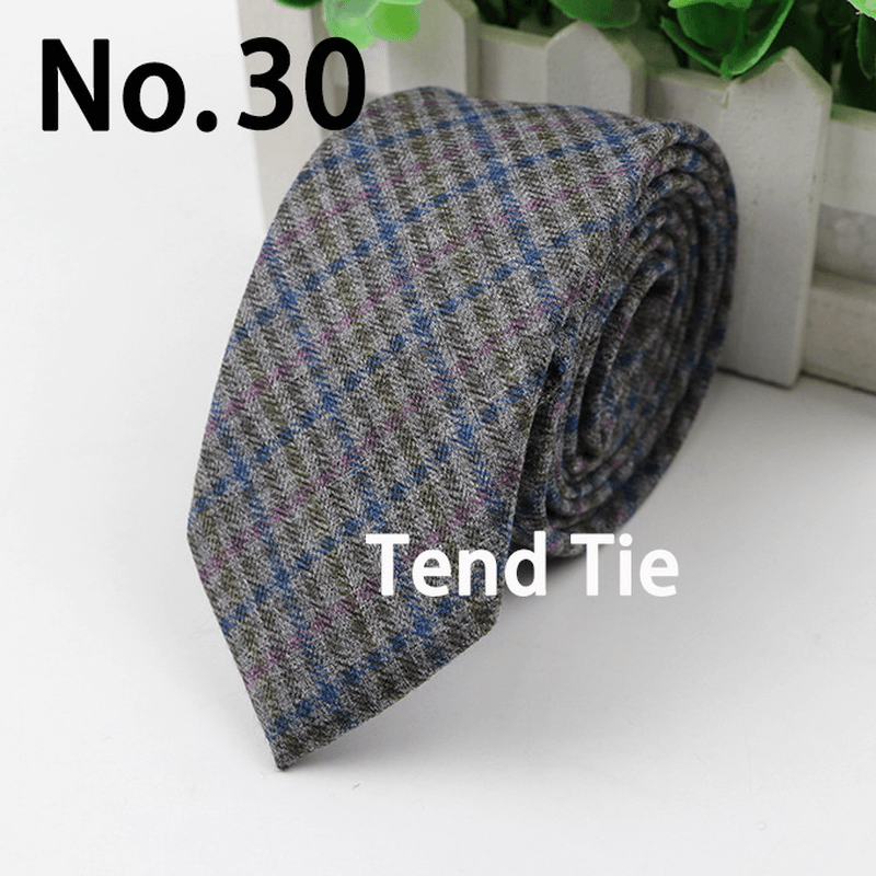 Men'S Tie New Ultra-Narrow Wool Elegant Atmosphere - MRSLM