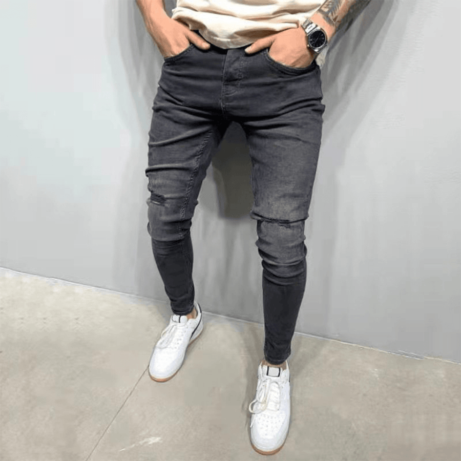 Men'S Fashion Stretch Stiletto Jeans - MRSLM