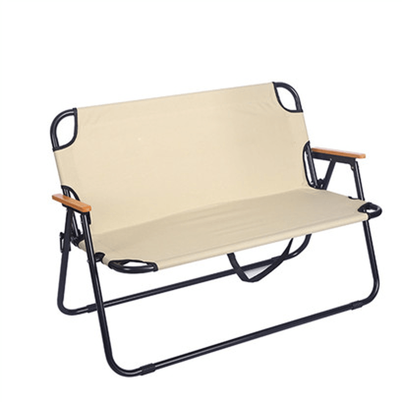 Double Folding Garden Chairs Lounge Patio Chairs Outdoor Yard Beach Lawn - MRSLM