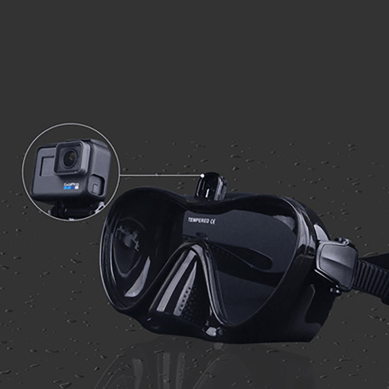 Anti-Fog Scuba Diving Mask Snorkel Swimming Goggles Full Dry Breathing Tube Water Sport - MRSLM