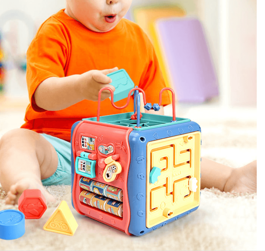 Six-Sided Box of Baby Toys - MRSLM