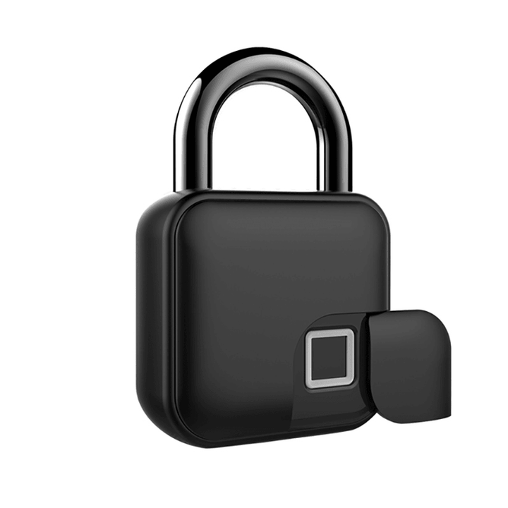 Tuya Fingerprint Padlock Bluetooth USB Rechargeable Lock Mobile APP Unlock Smart Padlock with Keyless Biometric Water Resistant Door Lock for Gym Sports Bike School Fence Storage - MRSLM