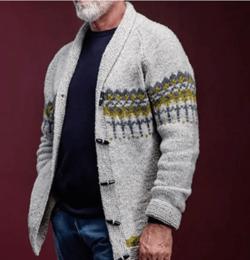 Casual Loose Cardigan Sweater Jacket Man - MRSLM