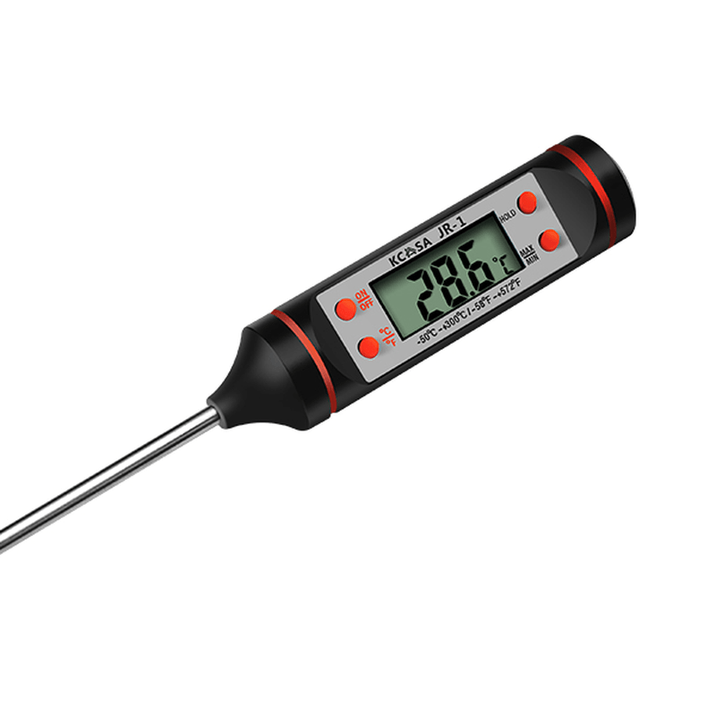 JR-1 Multifunction Digital Cooking Thermometer BBQ Barbecue Outdoor Picnic Food Tester - MRSLM