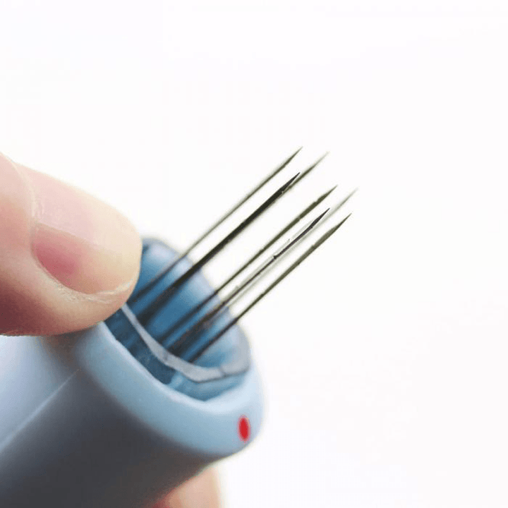 Needle Felting Handle Holder with 7 Needles Wool Needle Felting Tools Sewing Tools - MRSLM
