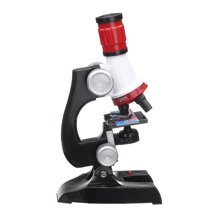 Biological Microscope Monocular Lab Science 100X 400X 1200X Educational Kids Toy - MRSLM