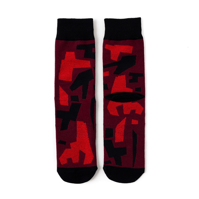 Stockings Street Men'S and Women'S Trendy Brand Casual Socks Harajuku Creative Cotton Socks - MRSLM