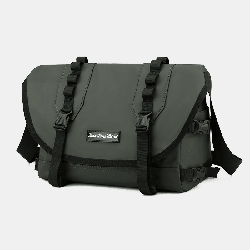 Unisex Nylon Adjustable Shoulder Strap Multi-Pockets Crossbody Bags Casual Back Anti-Theft Pocket Messenger Bag Shoulder Bag - MRSLM