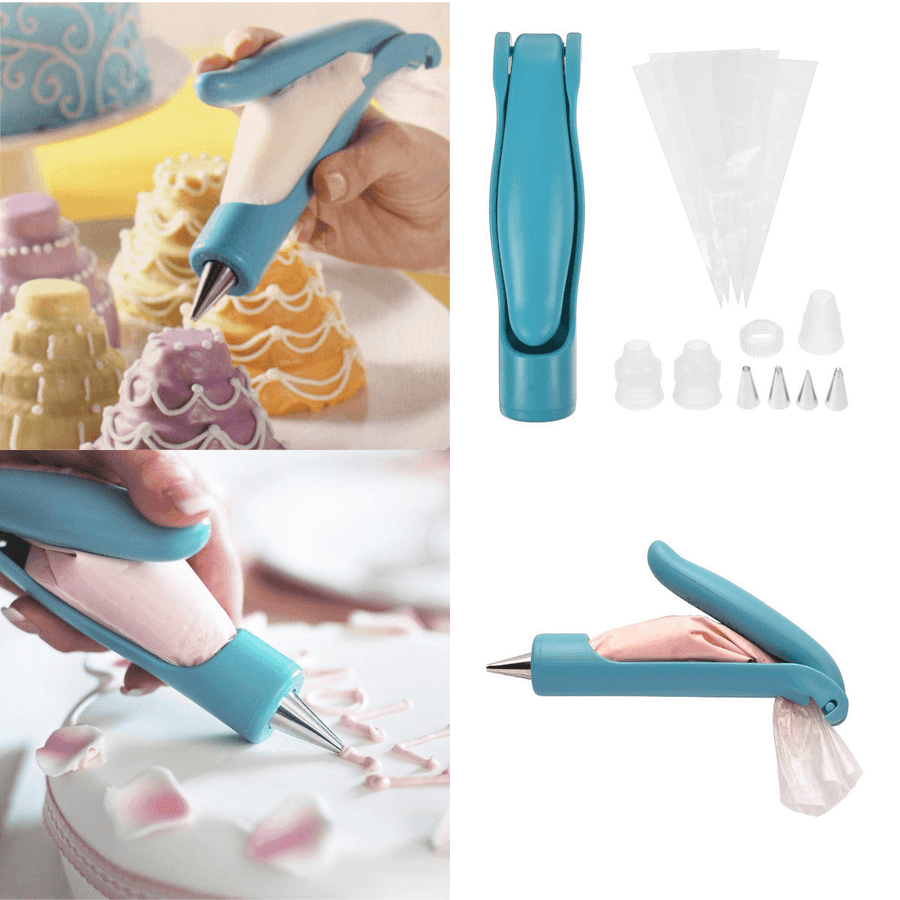 Pastry Icing Piping Bag Nozzle Tips Fondant Cake Sugar Craft Decorating Pen New Cake Decorating Tools for Kitchen Accessories - MRSLM