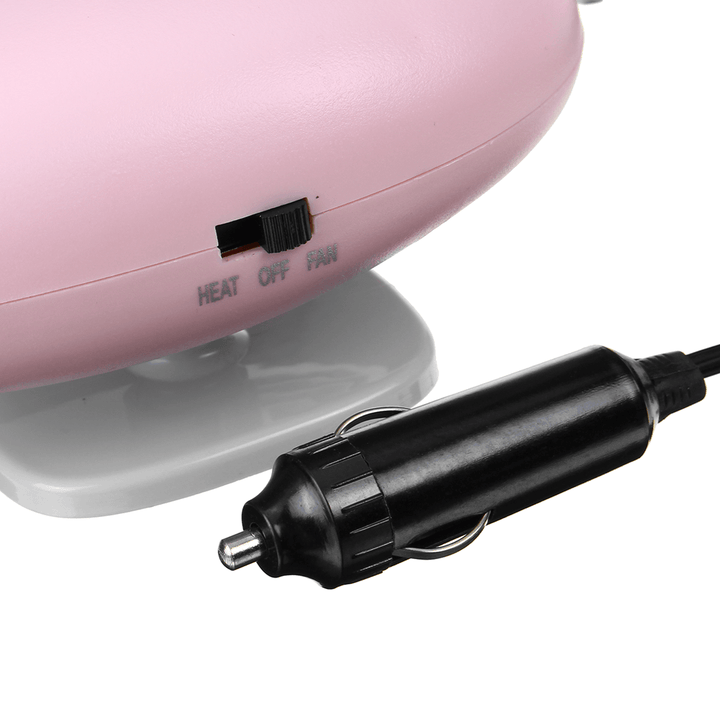 2 in 1 150W 12V Anion Car Auto Heater Cold / Warm Mode Air Purification with 1.5M Cable - MRSLM
