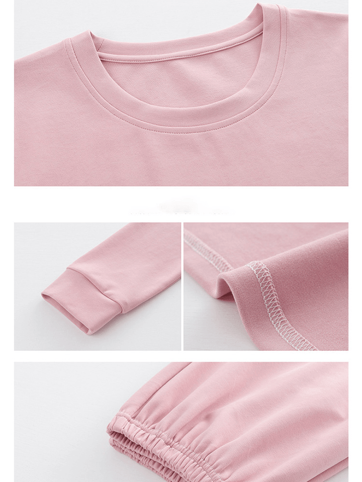Cotton Long Sleeve 2-Piece Pajama Set - MRSLM