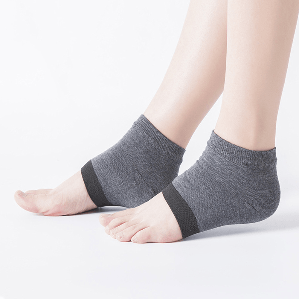 10 Pairs Silicone Anti-Crack Socks Feet Care Cracked Foot Dry Hard Skin Protector Moisturing Spa Gel Socks - MRSLM