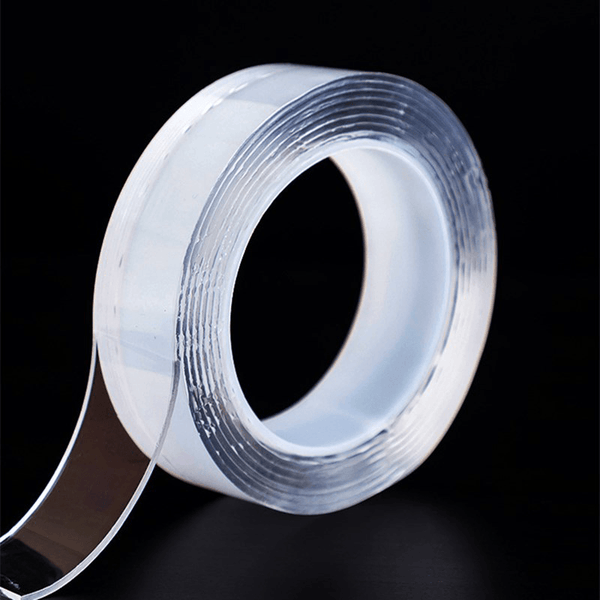 1/2/3/5M Nano PU Gel Double-Sided Traceless Tape Transparent Adhesive Tapes Punch Free - MRSLM
