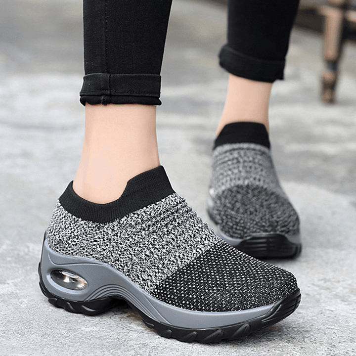 Women Casual Shoes Mesh Cushioned Outdoor Sneakers - MRSLM