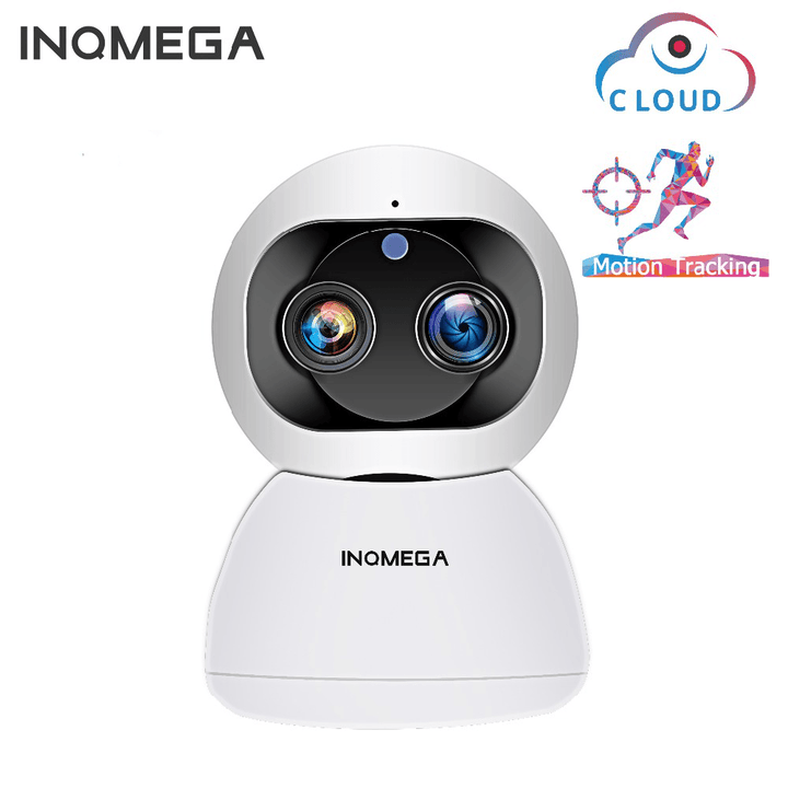 [Dual Lens] INQMEGA Cloud 1080P 2MP Dual-Lens PT 360° Wireless IP Camera Wifi Auto Tracking Indoor Home Security Surveillance CCTV Network Baby Monitors - MRSLM