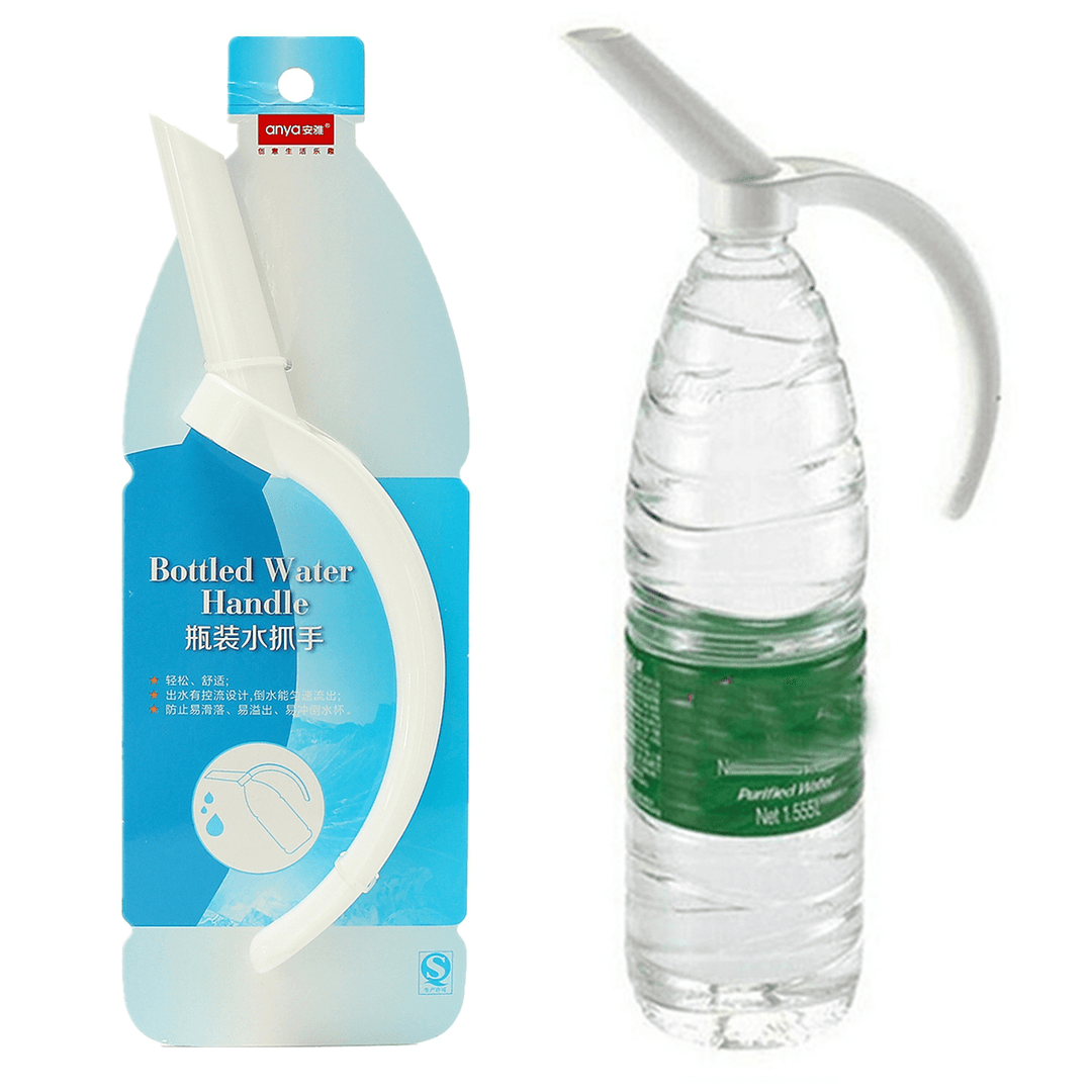 Plastic Water Soda Bottle Cola Coke Bottled Beverage Handle Cap Drinkware Dispenser - MRSLM