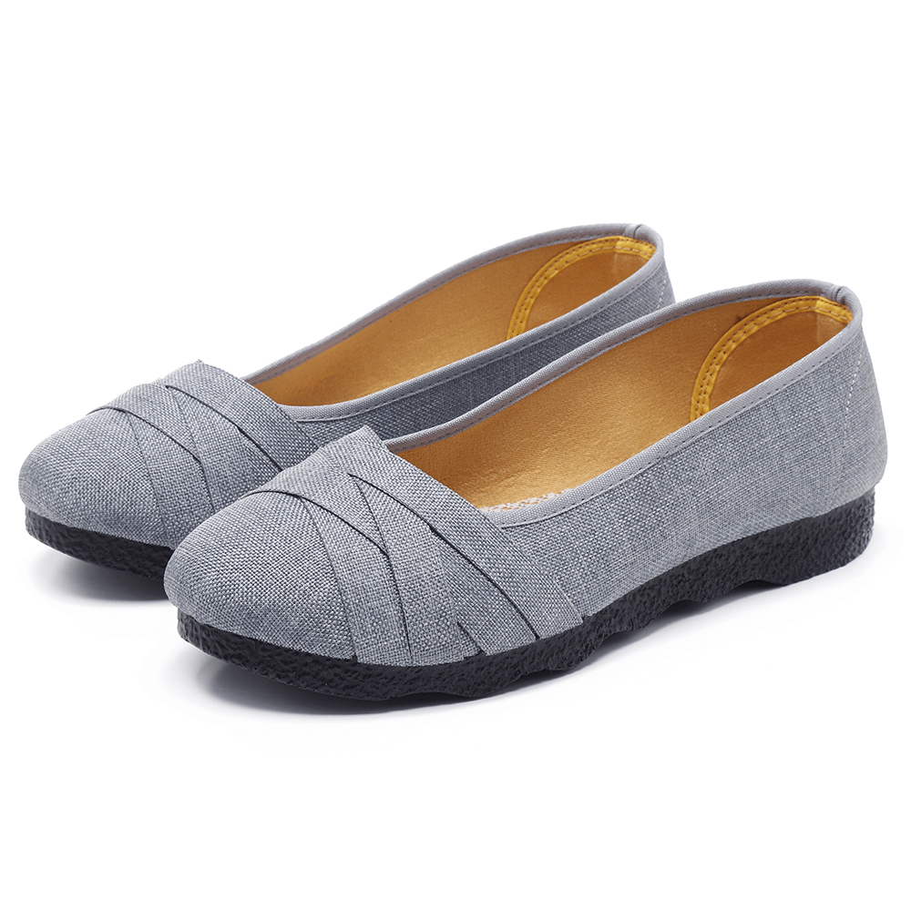 Large Size Soft Sole Flats Loafers for Women - MRSLM
