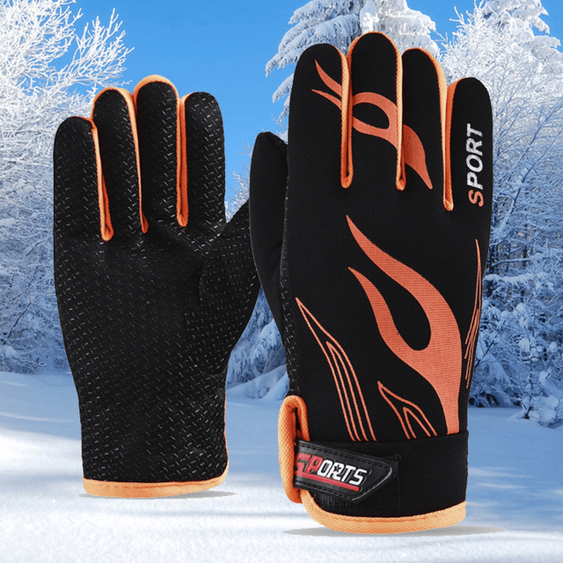 Men'S Sports Gloves Thick Warm Gloves Outdoor Climbing Fitness Gloves - MRSLM