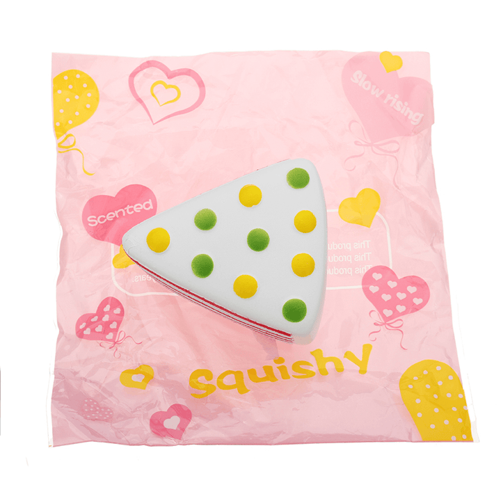 Triangle Cake Squishy 9*6*7.6CM Slow Rising with Packaging Collection Gift Soft Toy - MRSLM
