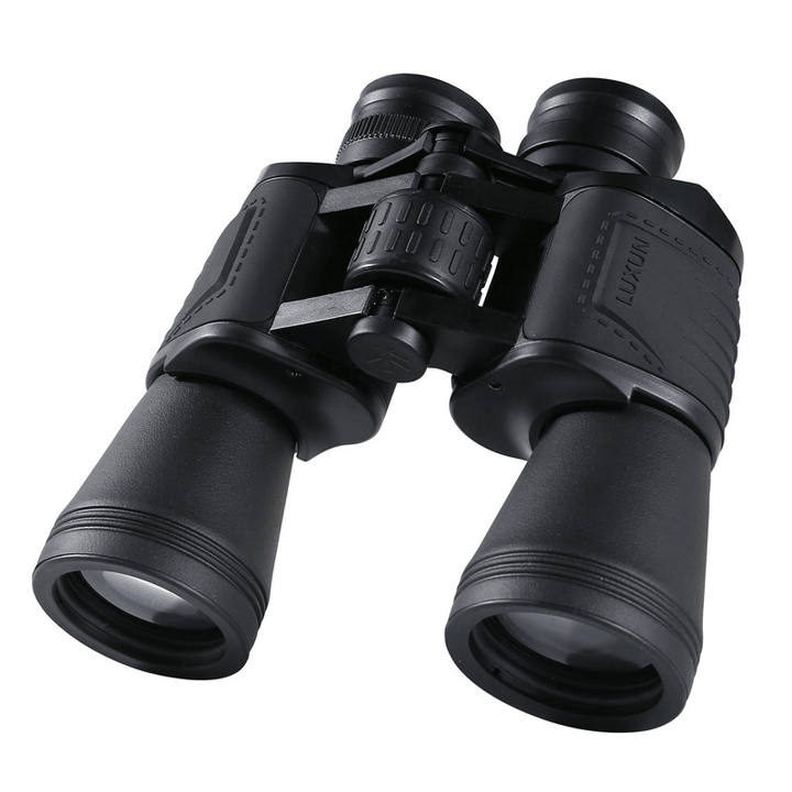 LUXUN 20X50 Binocular Outdoor Waterproof Antifogging HD Light Night Vision Binoculars Camping Traveling Telescope with Phone Holder - MRSLM