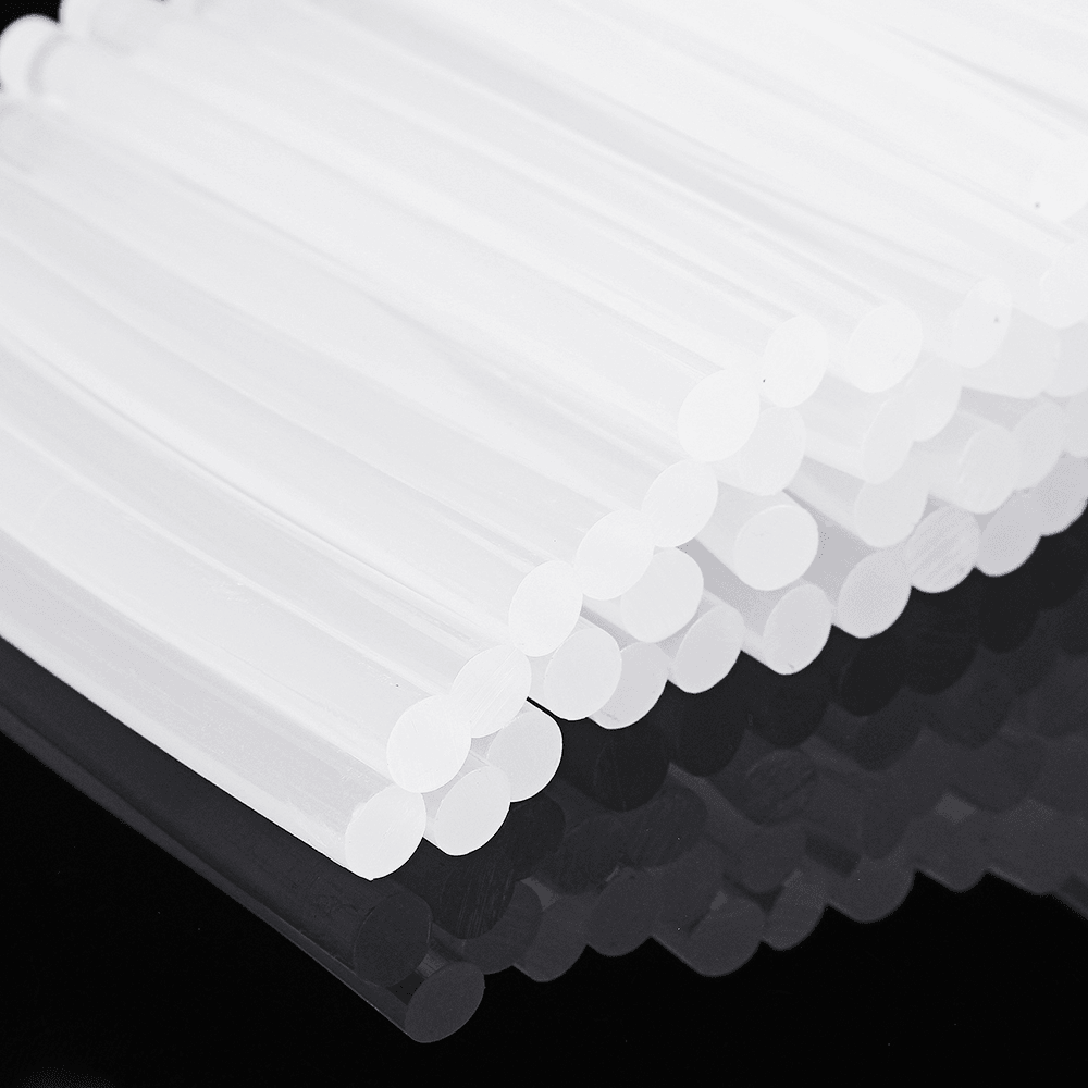 100Pcs 7Mm X 100Mm White Transparent Hot Melt Gule Sticks DIY Craft Modeling Repair Adhesive - MRSLM