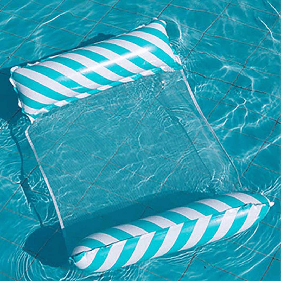 122X70Cm Swimming Inflatable Mattress Water Float Hammock Floating Bed Chair Toy Swimming Pools Training Equipment - MRSLM