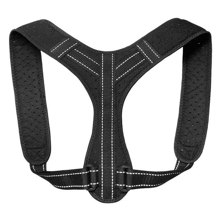 Back Braces for Posture Correction Reflective Comfortable Adjustable Back Support Pain Relief for Neck Back Shoulders - MRSLM