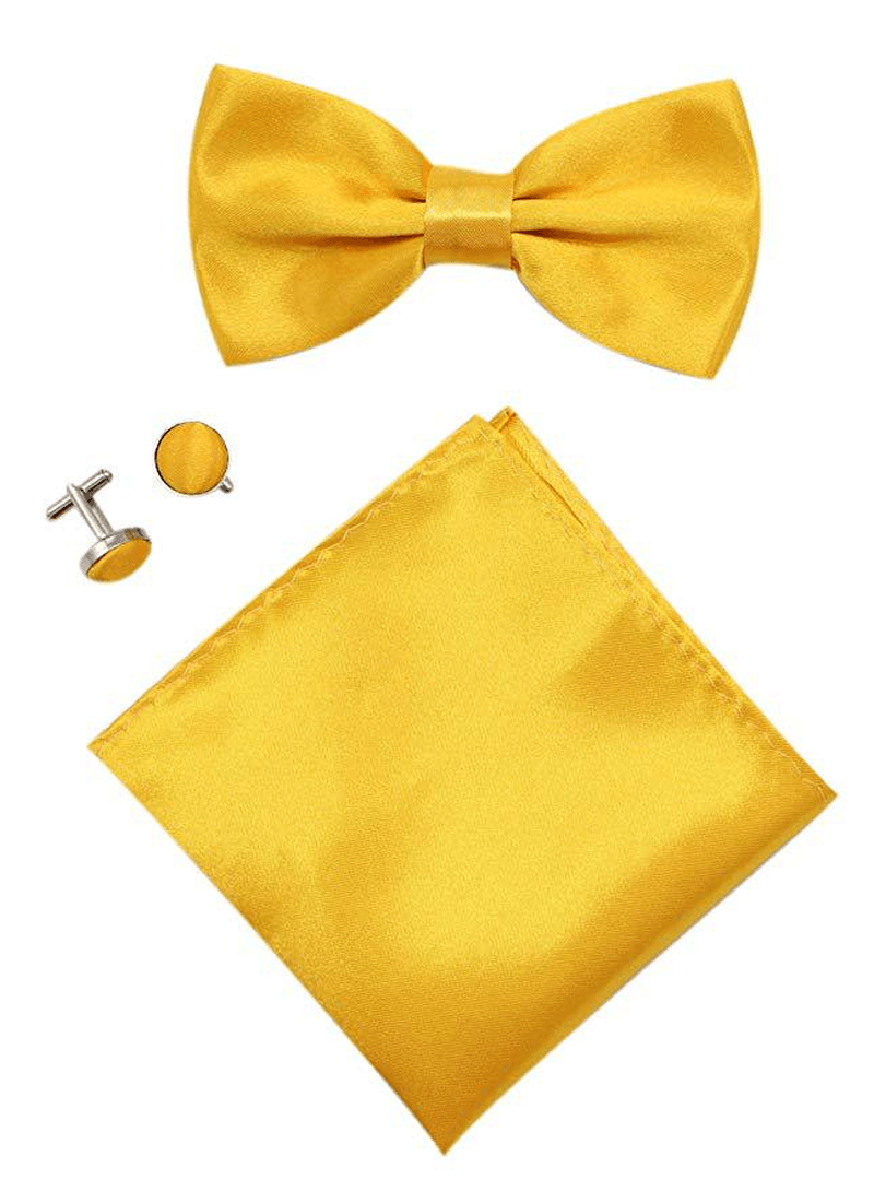 Men'S Scarf and Bow Tie Three-Piece Suit - MRSLM