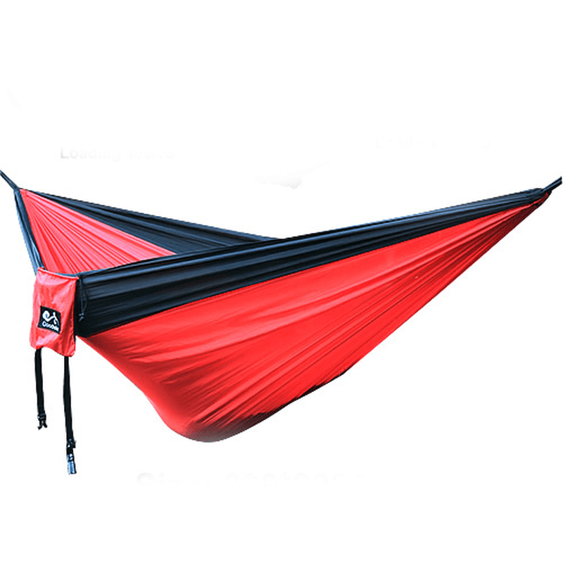 Ipree® 270X140Cm Outdoor Portable Double Hammock Parachute Hanging Swing Bed Camping Hiking - MRSLM