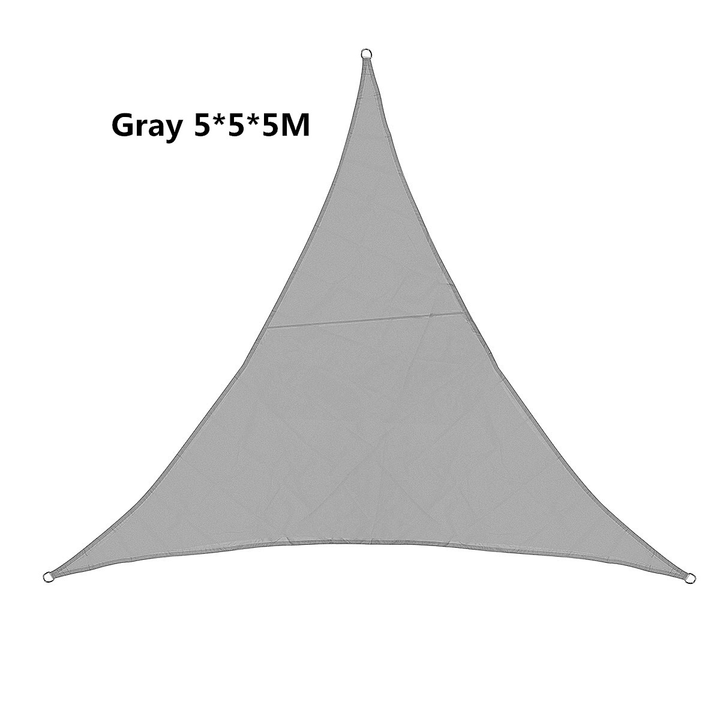 Sun Shade Sail Waterproof 420D Oxford Polyester Canopy Cover Awning Garden Yard Plant Protection - MRSLM