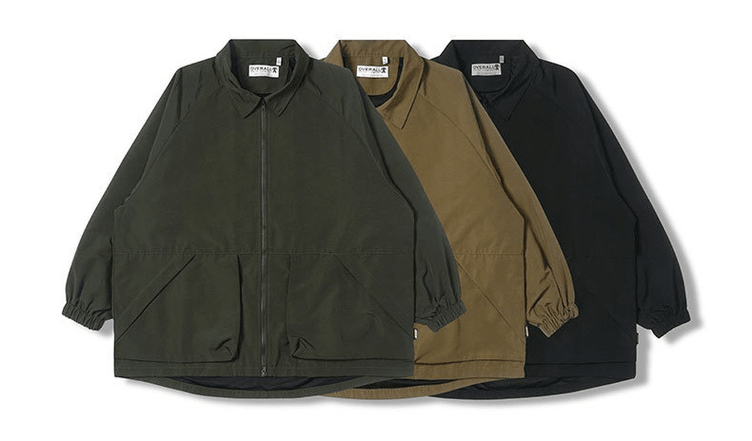 Men'S Loose Large Pocket Casual Jacket - MRSLM