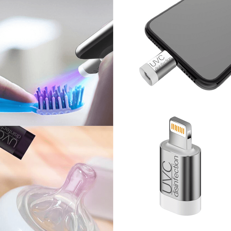 Mini Instant Phone Sterilizer Portable UV Disinfection Machine for Lightning Type Interface Sterilization Tools - MRSLM