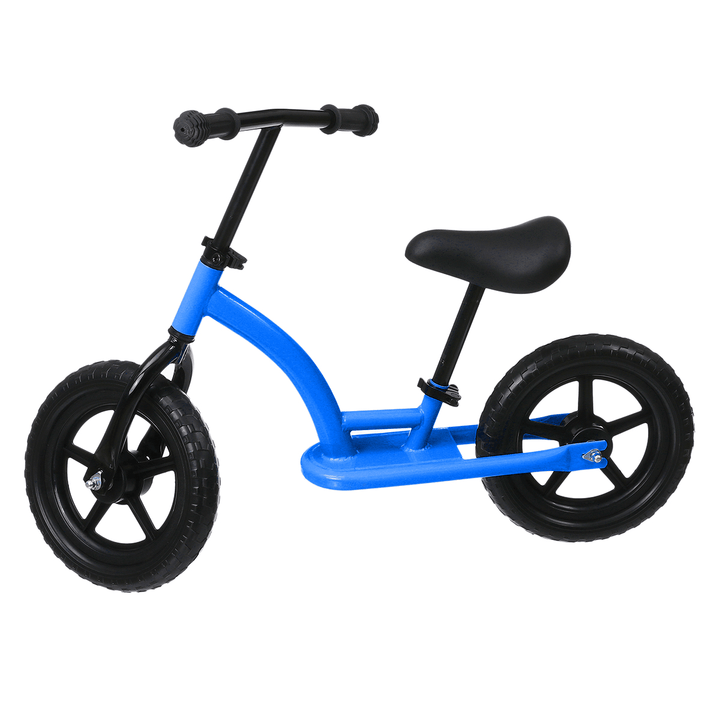 12'' Kids Balance Bike Adjustable Walking Learning Scooter with Footrest Children Gift - MRSLM