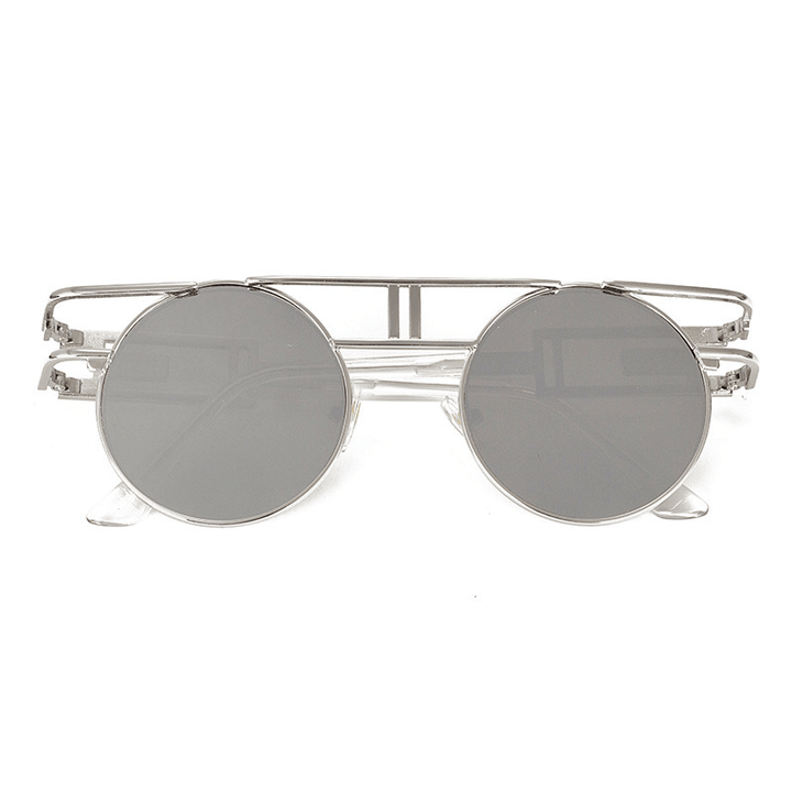 Newsteampunk Sunglasses Women round Men Gothic Vintage - MRSLM