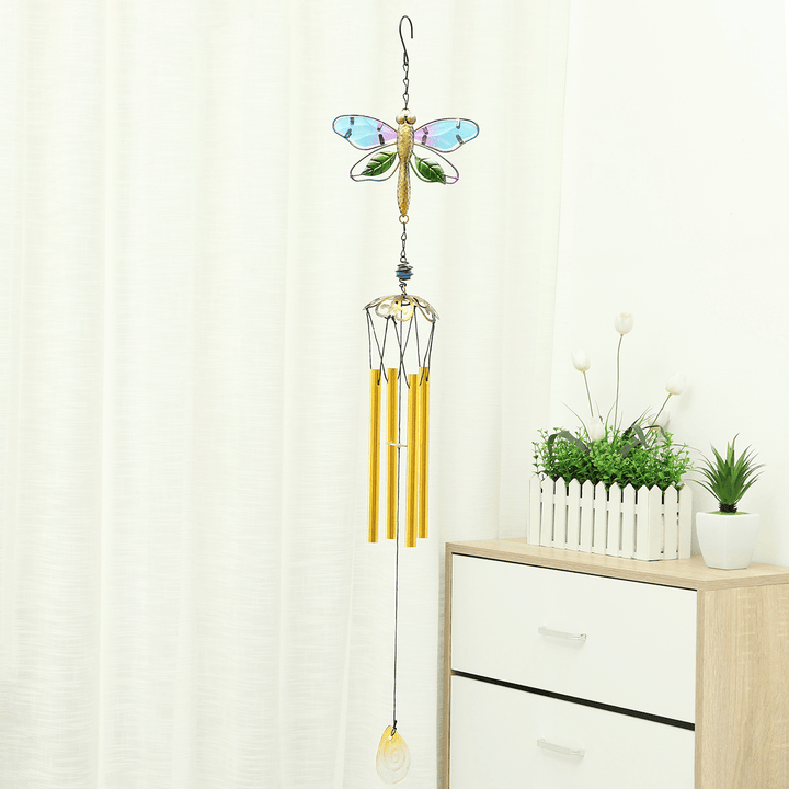 Hummingbird Dragonfly Wind Chimes Bells Hanging Gifts Dream Catcher Wind Chimes Home Wall Car Decoration - MRSLM