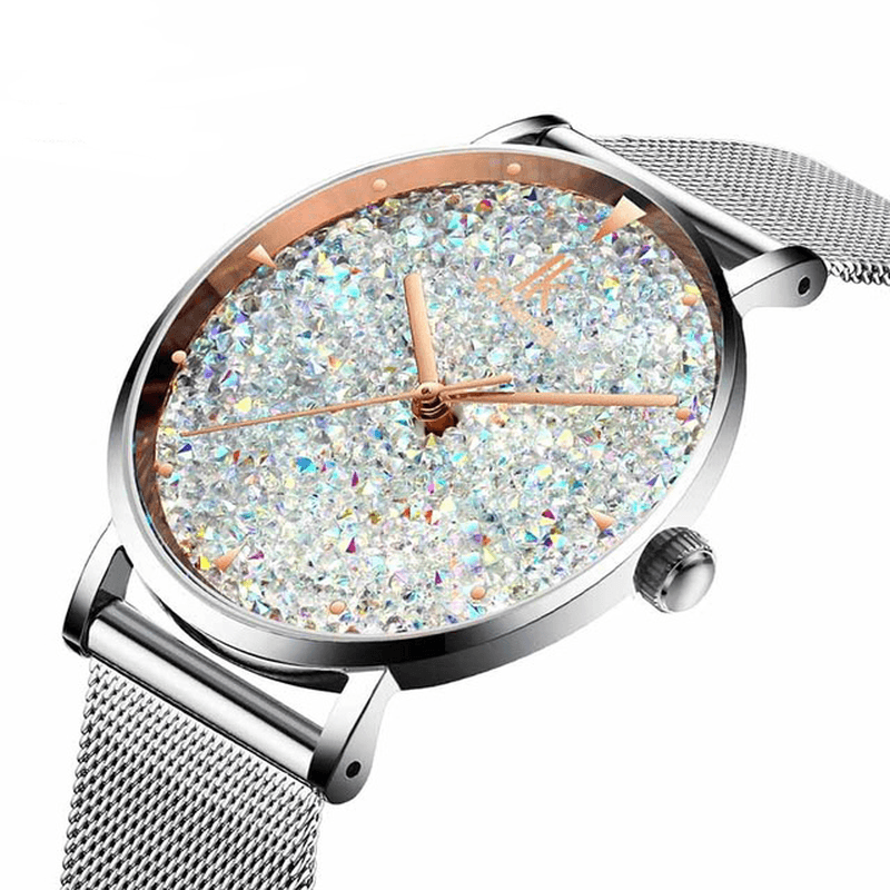 IK Colouring IK028 Fashion Style Gypsophila Dial Ladies Magnetic Watch Ultra Thin Quartz Watch - MRSLM