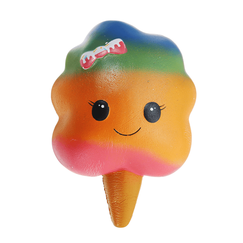 Marshmallow Squishy 18*11Cm Slow Rising Rainbow Cotton Candy Original Packaging Stress Gift Toy - MRSLM