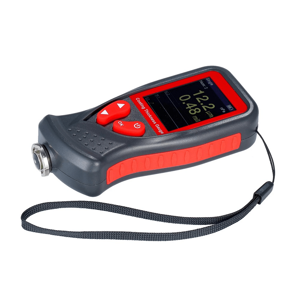 GT230 Coating Thickness Gauge Automobile Paint Detector Mini Digital Coating Thickness Tester with Storage Case - MRSLM